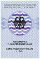 Funkzeugnis lrc